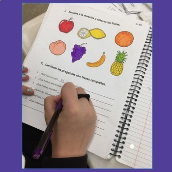 Spanish One Interactive Notebook and Google Drive Activities - Image 3