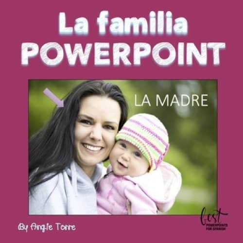 Spanish Family La familia PowerPoint and Interactive Notebook Activities