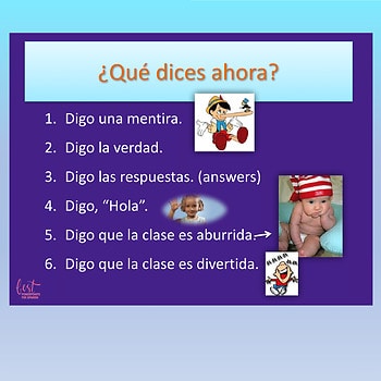 Spanish GO Verbs Dice Game and Paired Speaking Activity - Image 3