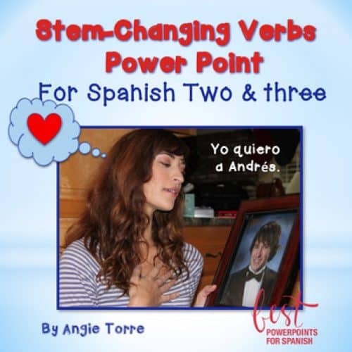 Stem-changing verbs for Spanish Two and Three