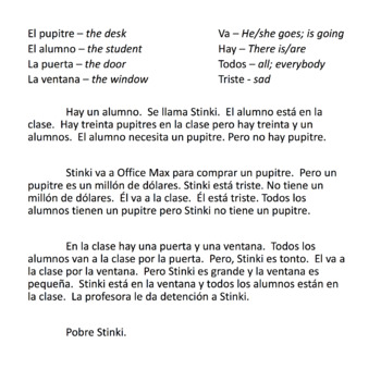 Spanish Classroom Objects TPRS Stories - Image 2