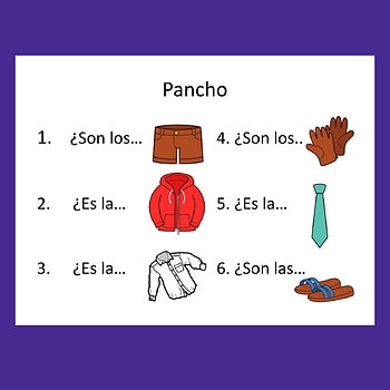 Spanish Possessive Adjectives Dice Game and Paired Speaking Activities - Image 4