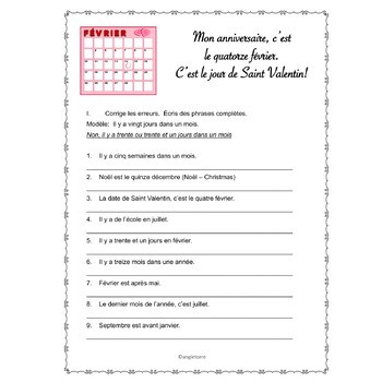 French Days and Months Interactive Notebook Activities - Image 3