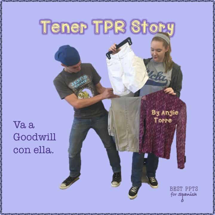 Spanish Tener, TPR Story PowerPoint and Activities