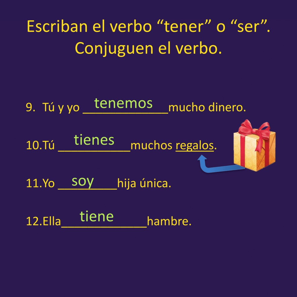 Spanish Verb Tener Interactive Notebook Activities and Student Handout - Image 6