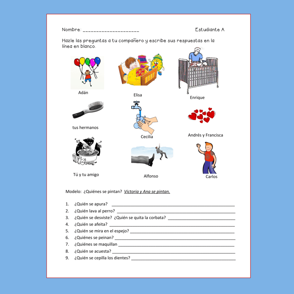 Spanish Two Speaking and Listening Paired and Group Activities for One Year - Image 2