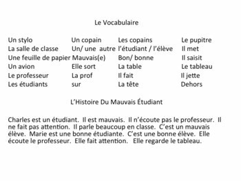 TPR Story with French One Vocabulary - Image 2