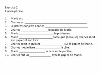 TPR Story with French One Vocabulary - Image 3