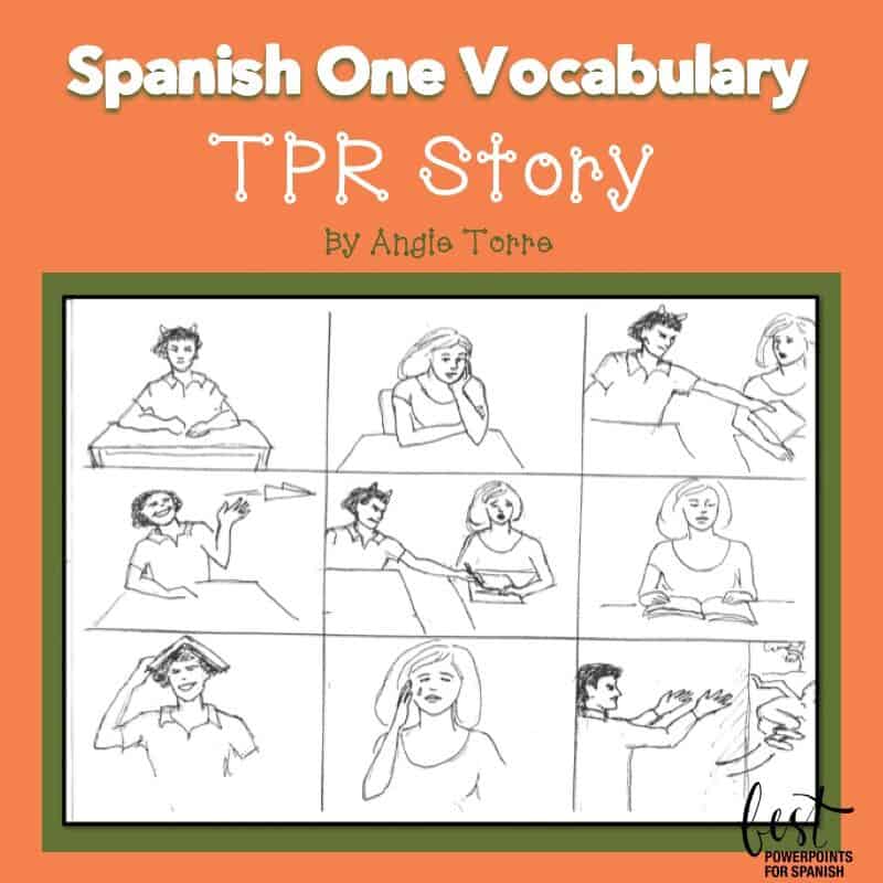 TPR Short Story, Spanish One Vocabulary