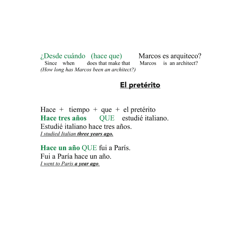 Spanish Hace Que Expressions Paired Speaking Activity - Image 3