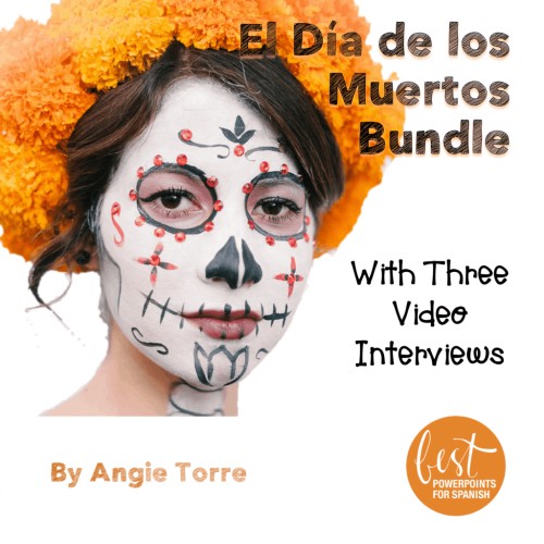 Spanish Day of the Dead El Día de los Muertos PowerPoint and Activities Bundle