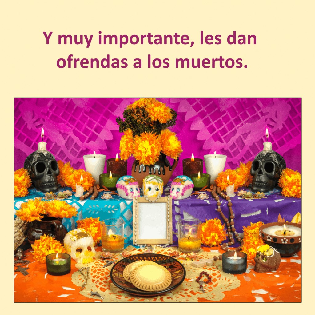 Spanish Day of the Dead El Día de los Muertos PowerPoint and Activities Bundle - Image 2