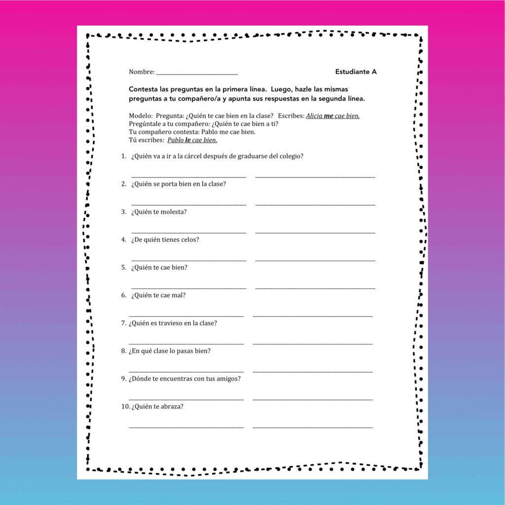 Spanish Preterite Imperfect Paired and Group Listening and Speaking Activities - Image 2
