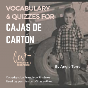 Cajas de cartón Vocabulary and Quizzes photo of Francisco as a boy