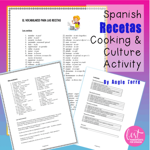 Spanish Recetas: Food, Cooking, and Culture Project