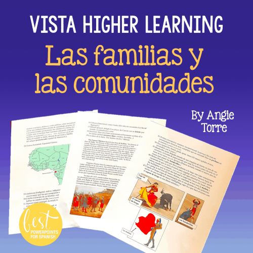 Vista Higher Learning Las familias y las comunidades by Angie Torre