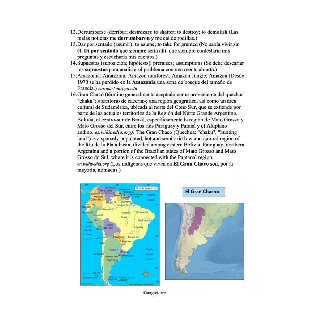 Las identidades personales y públicas Vocabulary for AP Spanish - Image 2