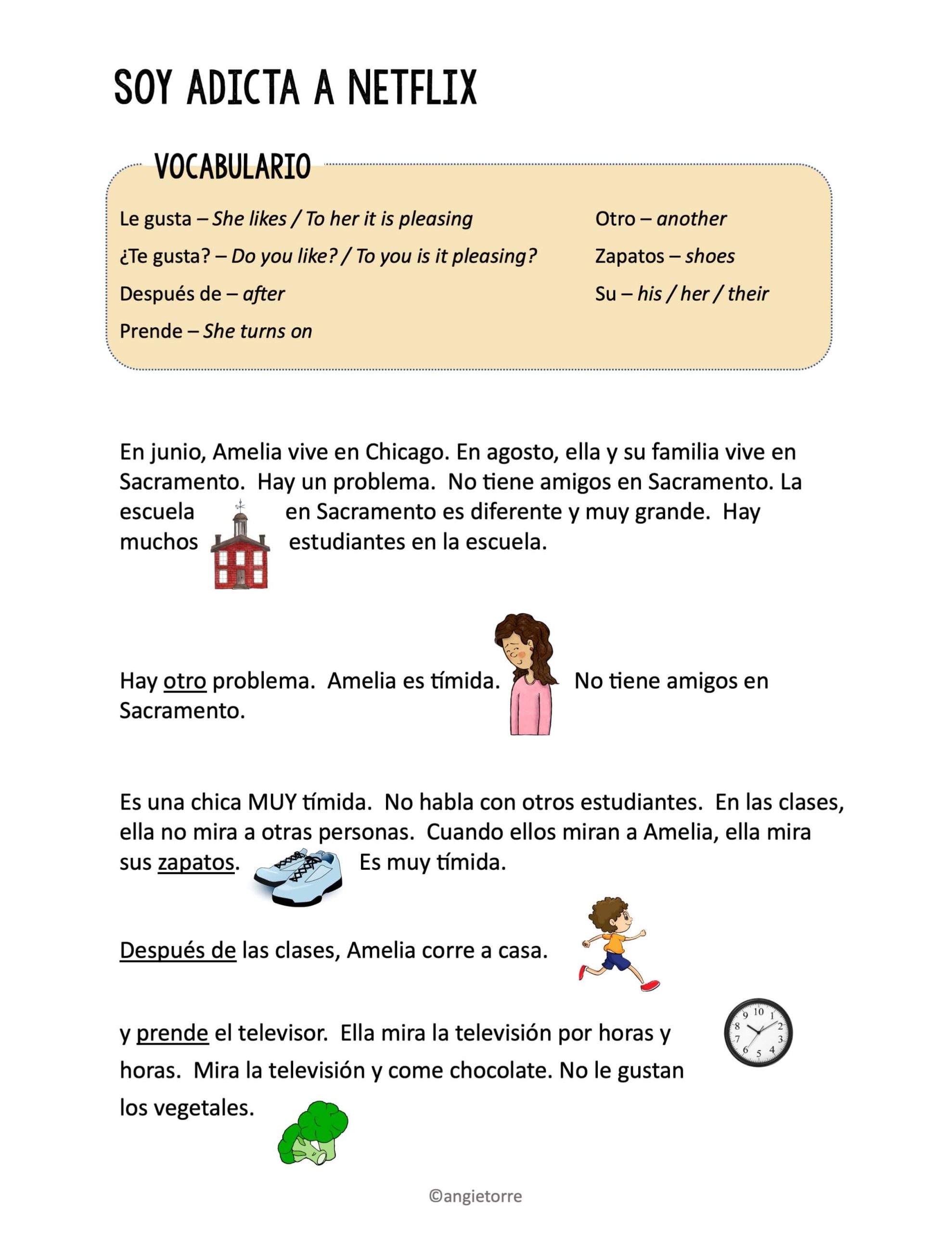 Spanish Emergency Sub Plans and Culture