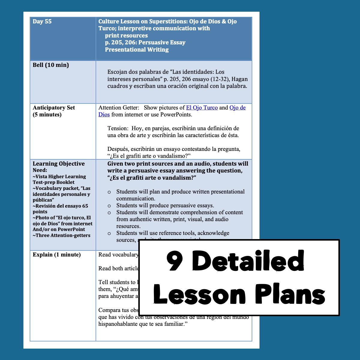 Las familias y las comunidades Lesson Plans for AP Spanish - Image 4