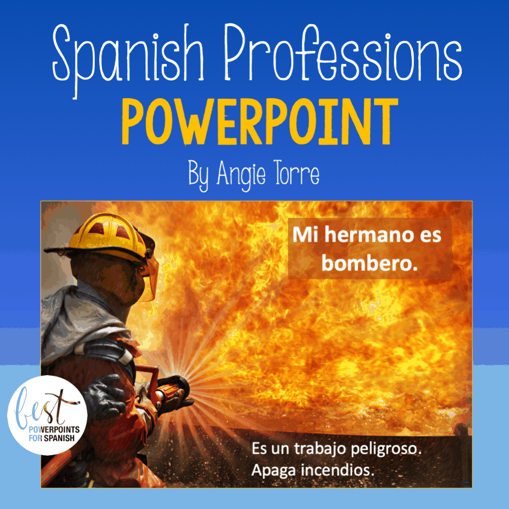 Spanish Professions PowerPoint