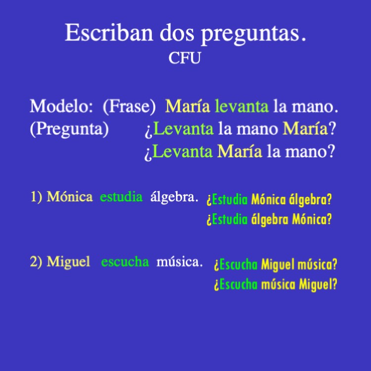 Spanish Questions Preguntas PowerPoint and Curriculum - Image 3