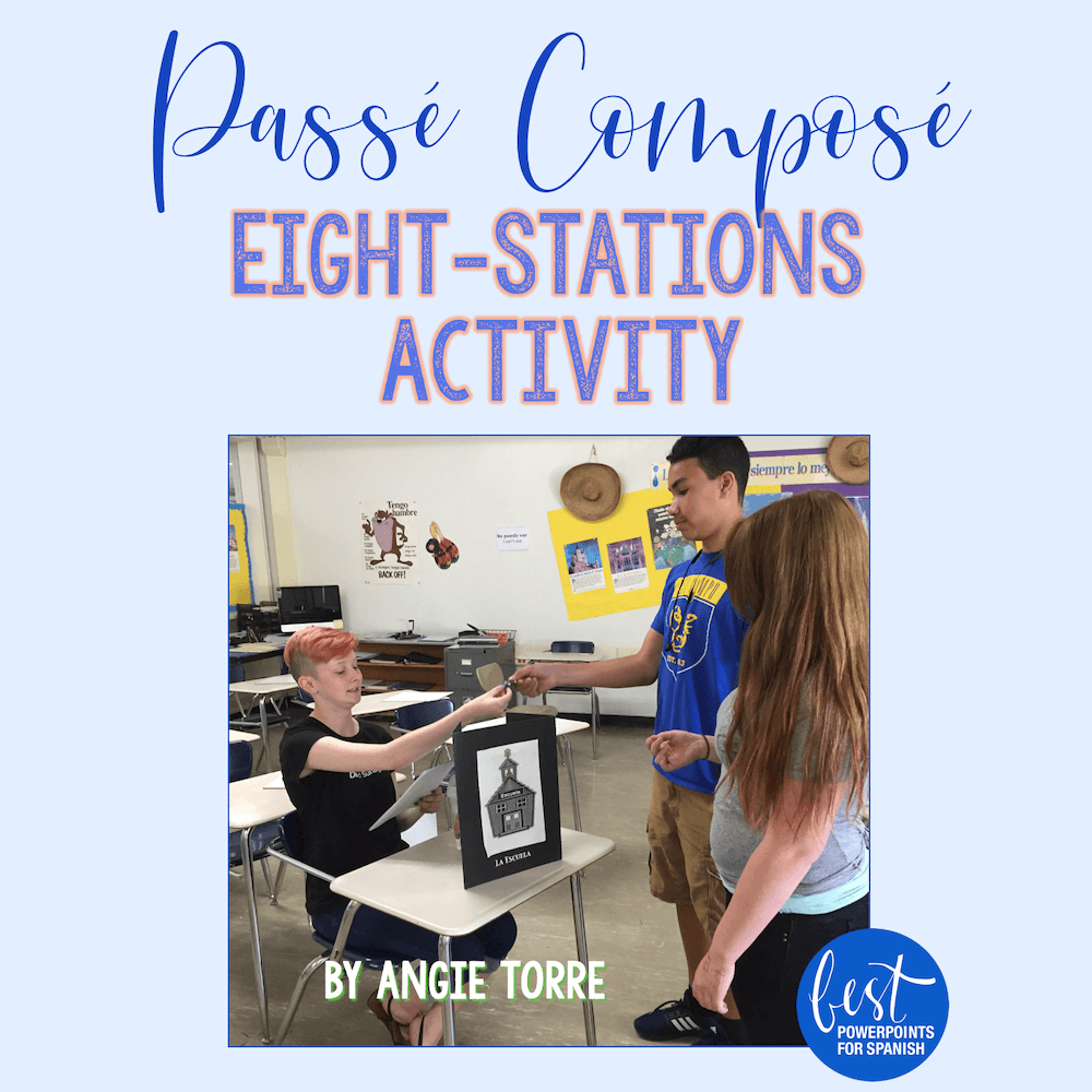 Passé Composé French Speaking Activity