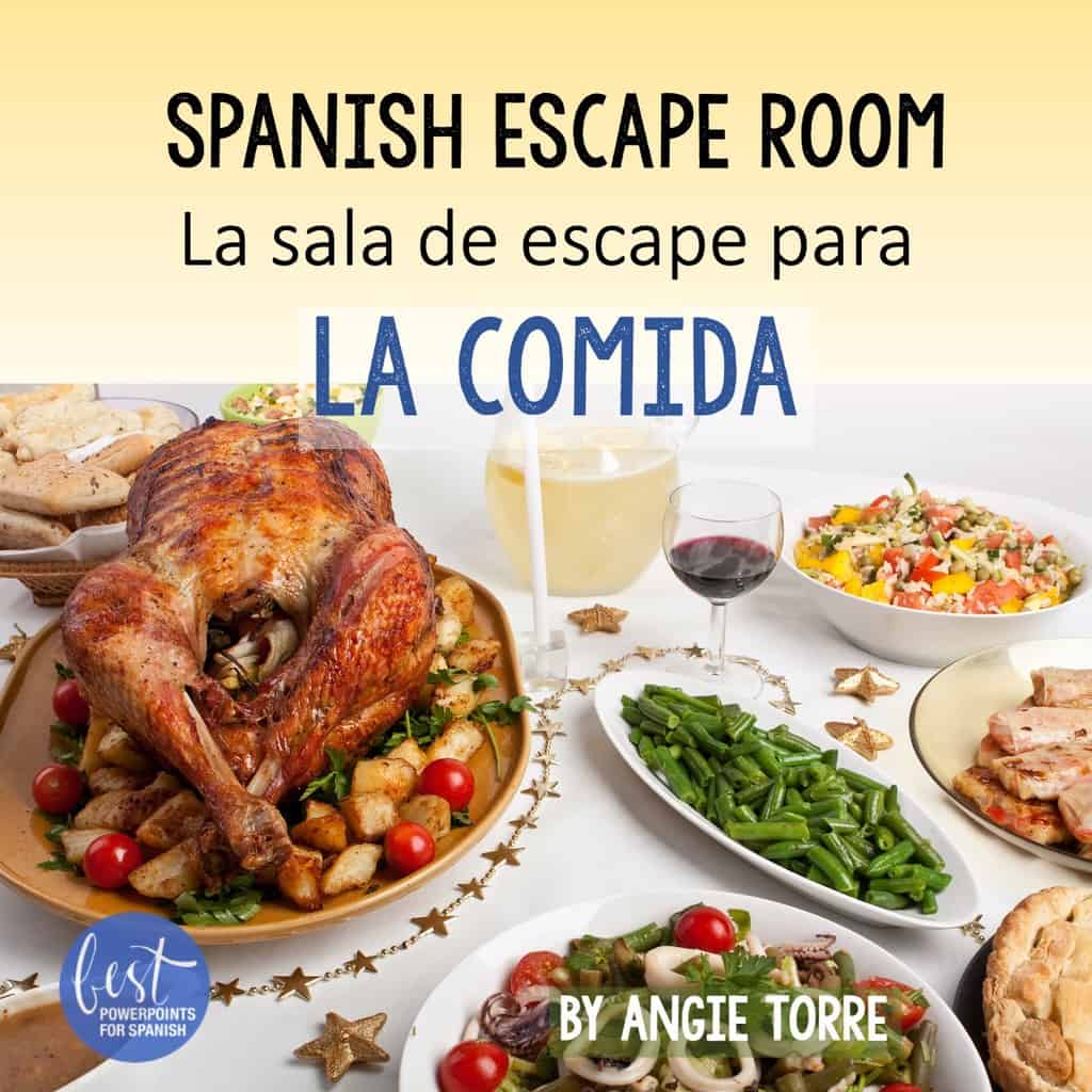 La comida Spanish Escape Room