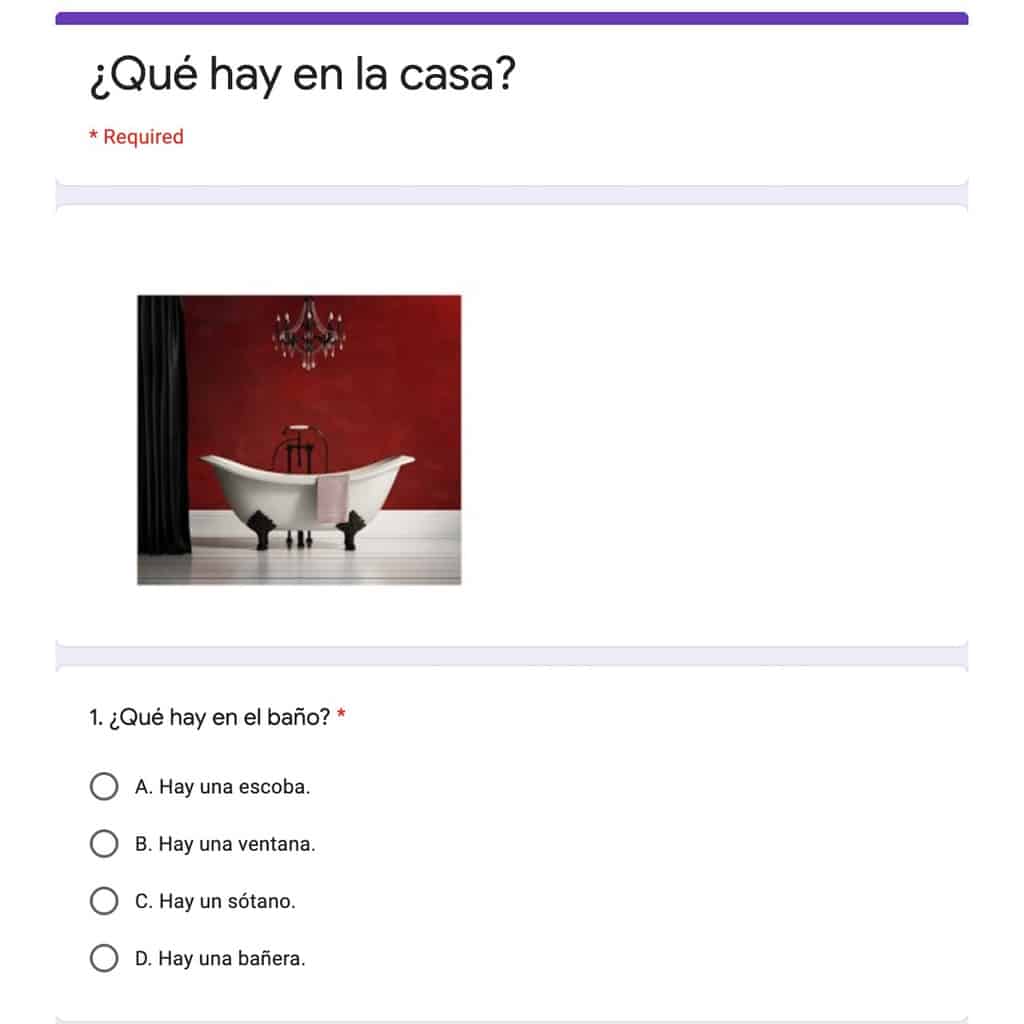 Spanish Digital Escape Room for the House and Chores Vocabulary - Image 4