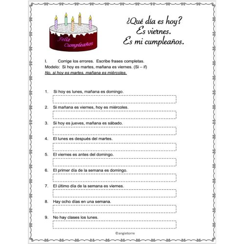 Spanish Future and Conditional Curriculum