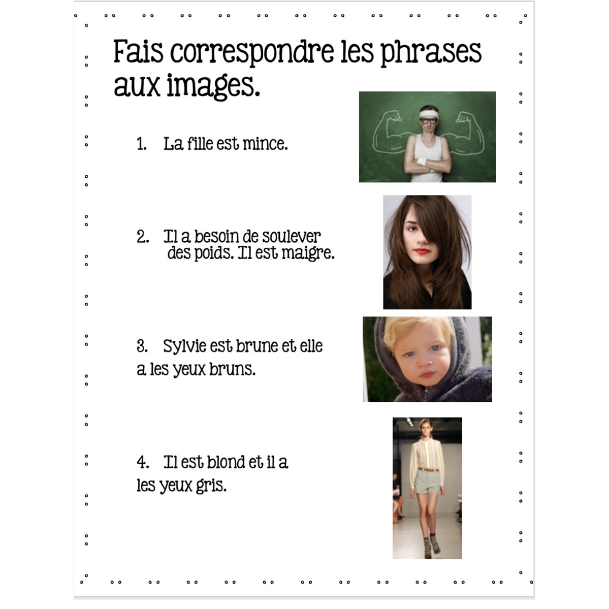 French Descriptive Adjectives Google Drive Activities - Image 2