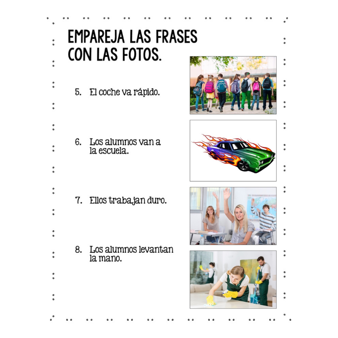 Spanish Present Tense Regular Verb Conjugations Digital Activities - Image 4