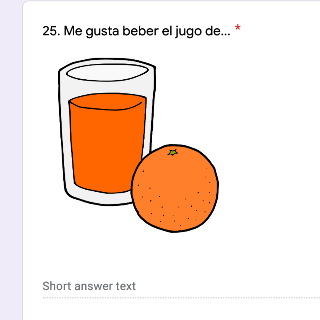 Spanish Food La comida Google Forms Activity or Assessment - Image 4