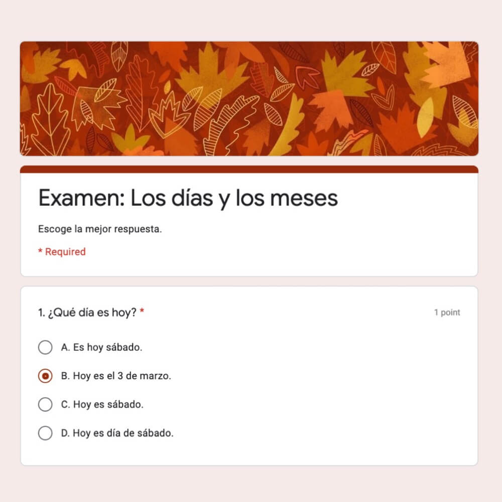 Spanish Days and Months Los días y meses Digital and Printable Tests - Image 2