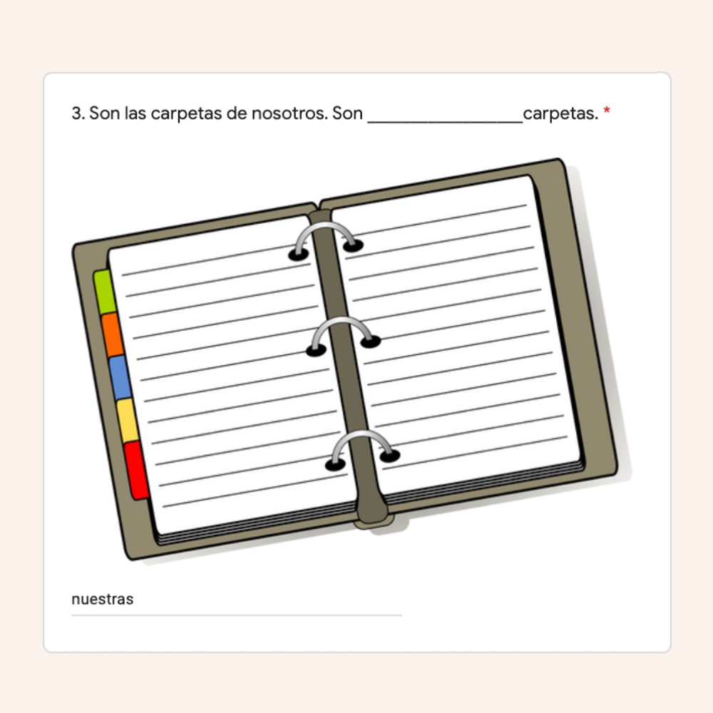 Los adjetivos posesivos Digital & Printable Activities - Image 2