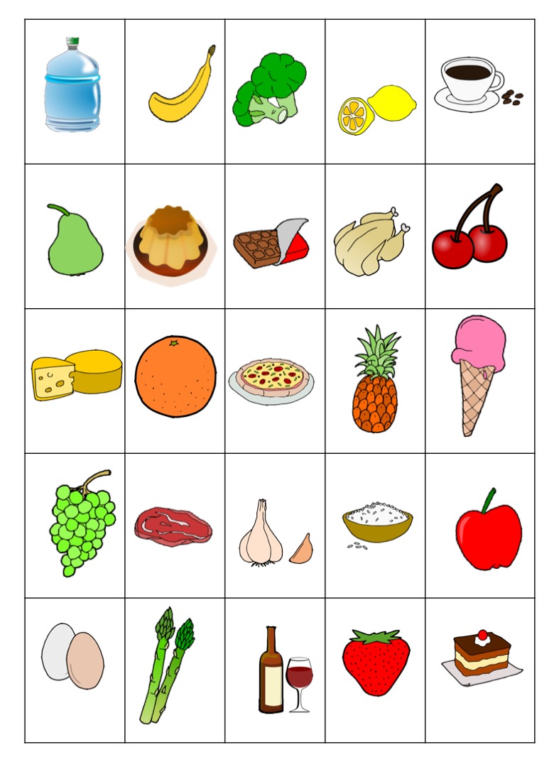La Nourriture French Food Bingo Digital and Printable - Image 3