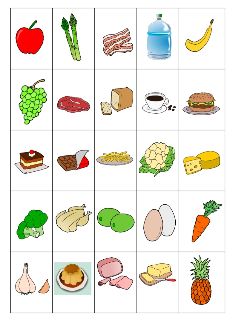 La Nourriture French Food Bingo Digital and Printable - Image 4