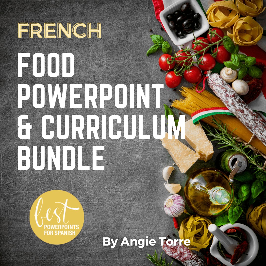 French Food La nourriture PowerPoint and Curriculum Bundle