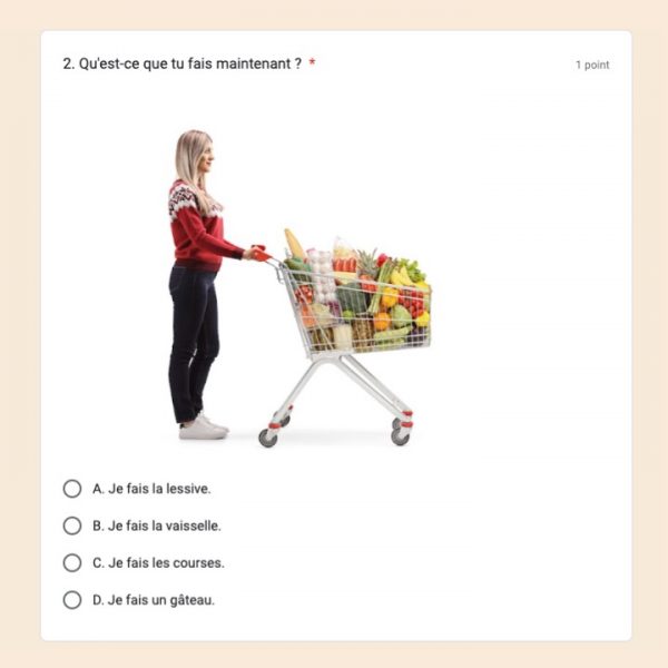French Verb Faire Present Tense Digital and Printable Tests and ...