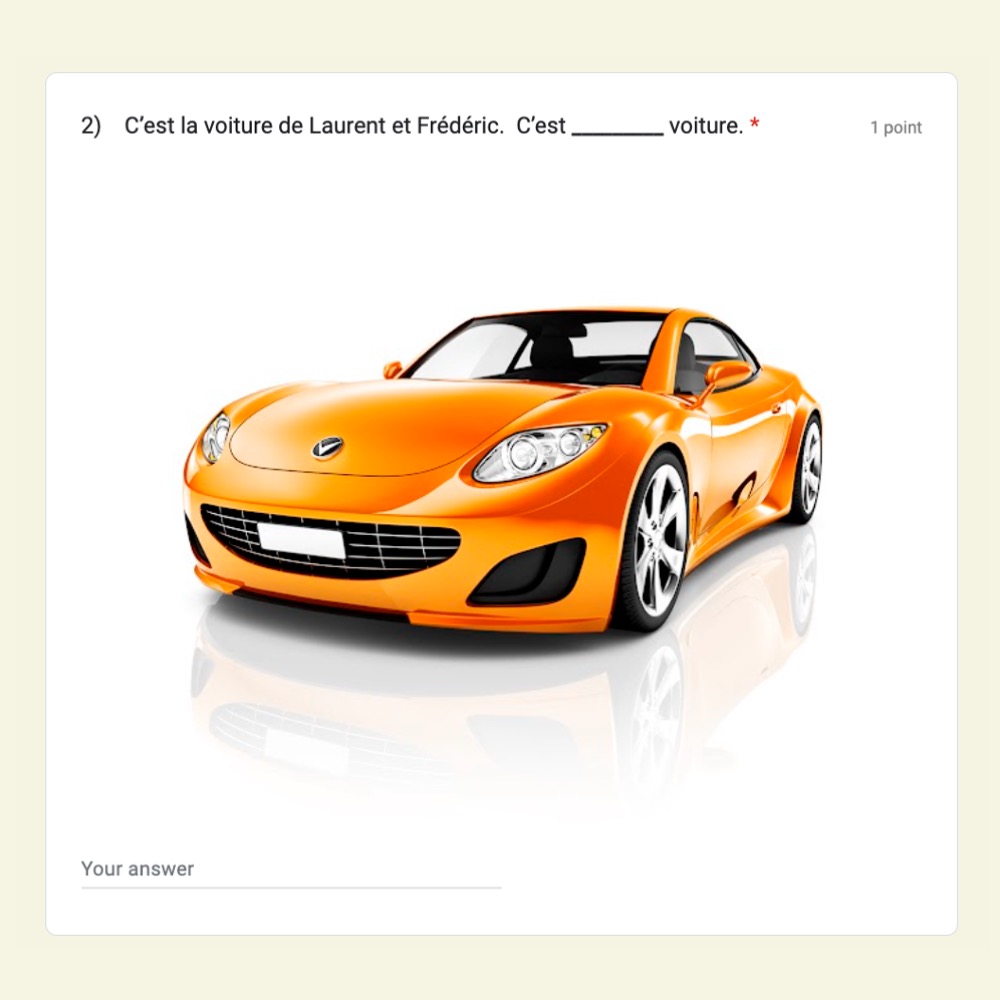 La famille French Family and Possessive Adjectives Digital and Printable Tests - Image 2