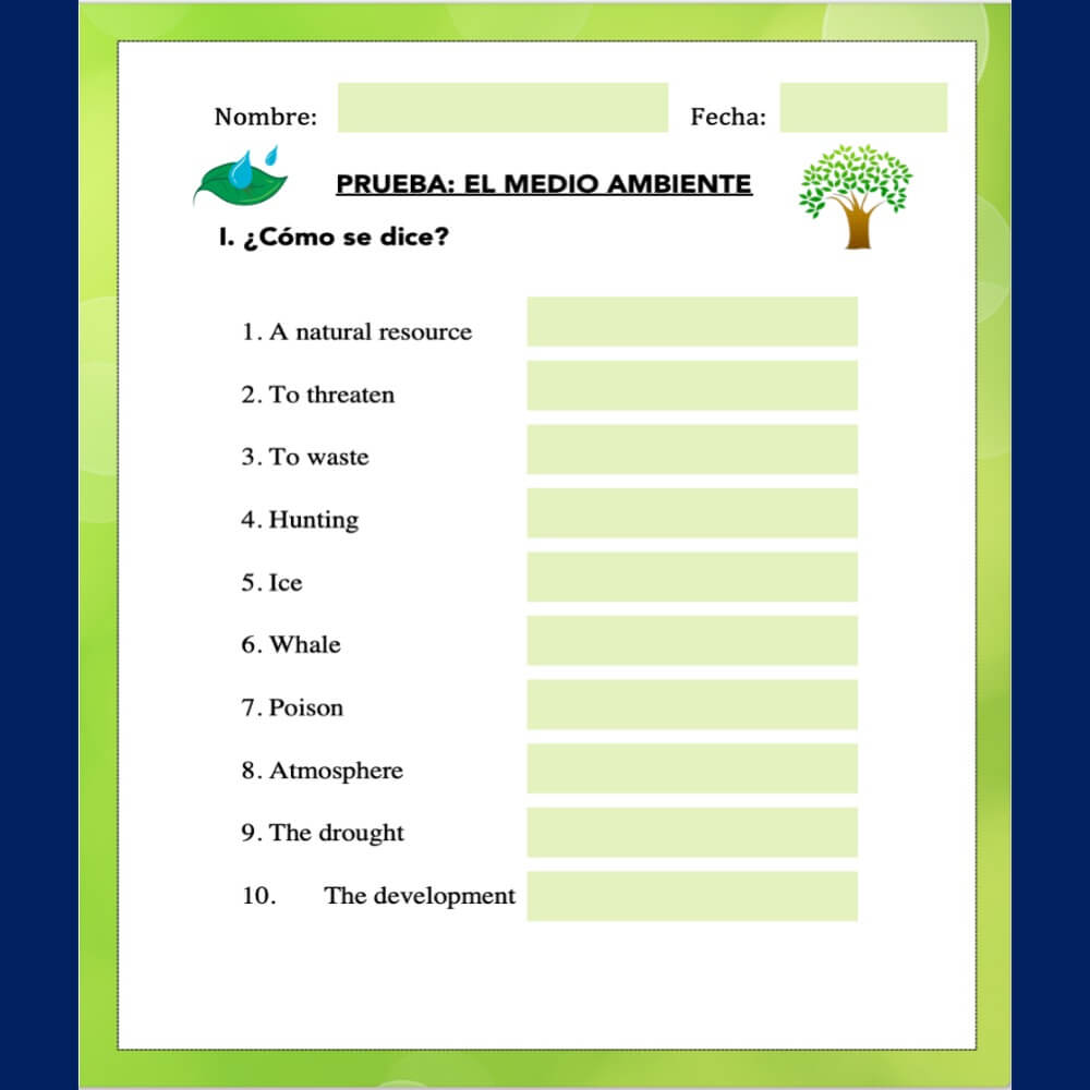 Spanish 3 Tests, Quizzes, and Worksheets for an Entire Year Bundle - Image 5