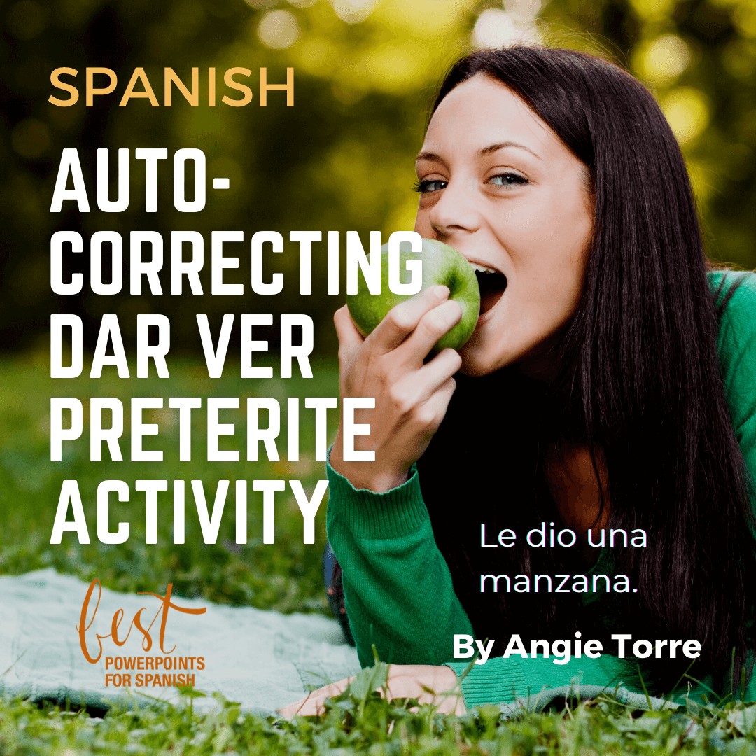 Preterite Tense Dar Ver Google Forms Activity in Spanish