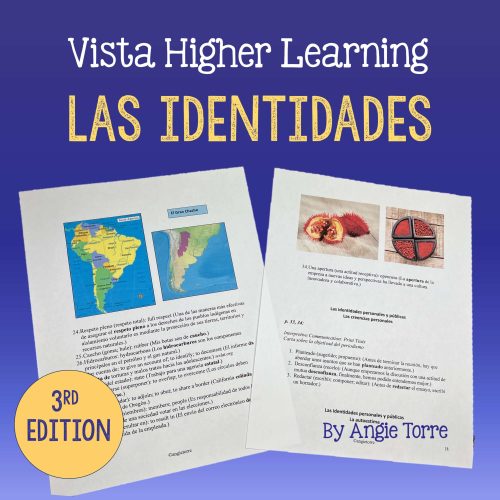 AP Spanish Vocabulary for Las identidades Vista Higher Learning