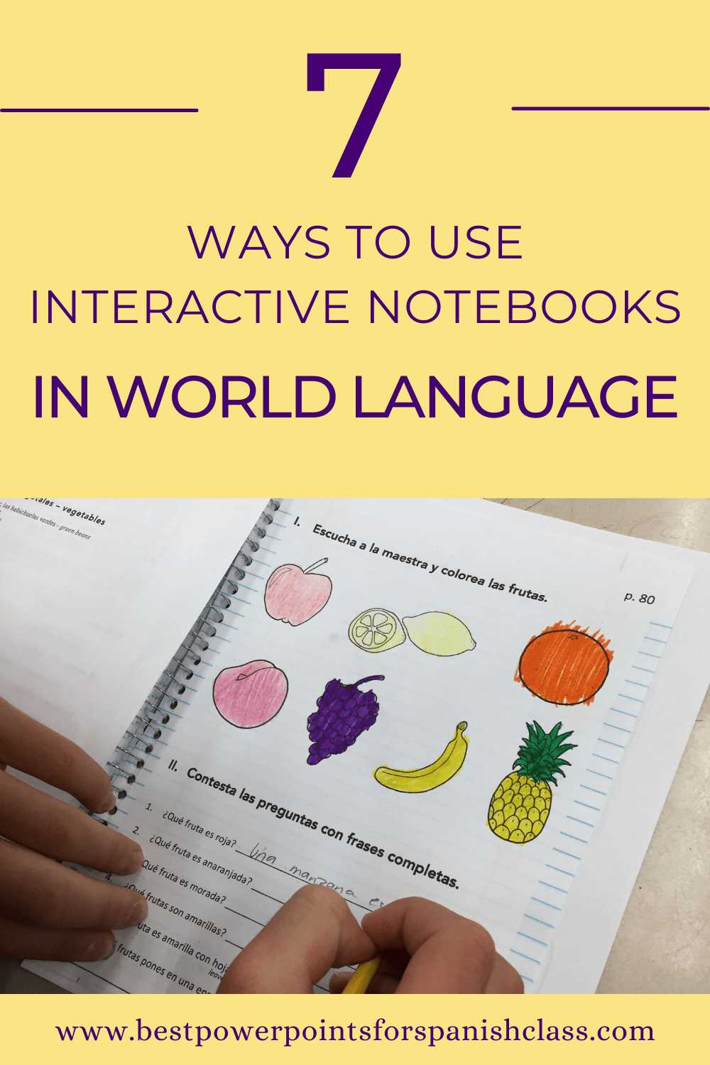 How to Use Interactive Notebooks in World Language