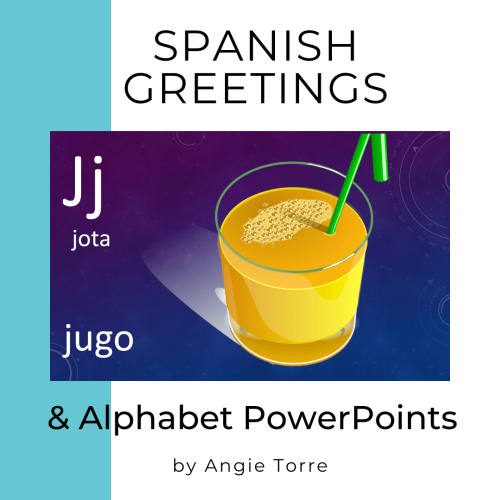 Spanish Alphabet and Greetings PowerPoints