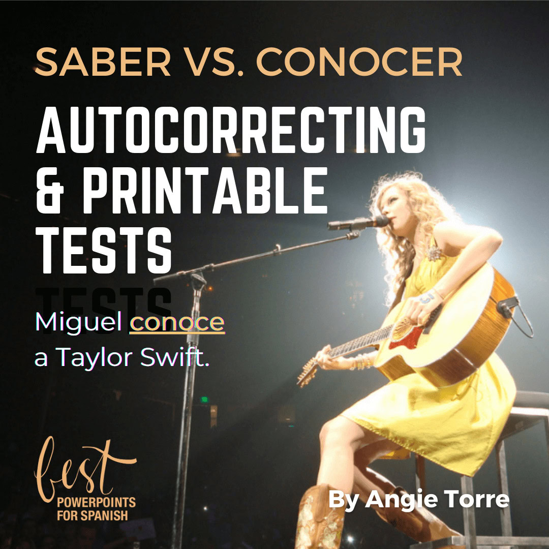 Saber vs Conocer Tests Printable and Digital