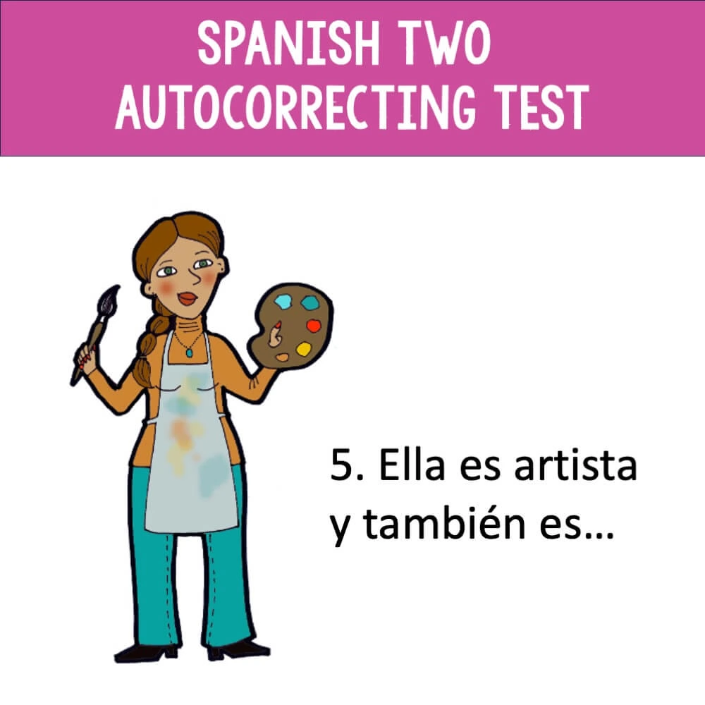 Professions in Spanish Las profesiones Tests, Worksheets Print and Digital Editable - Image 2