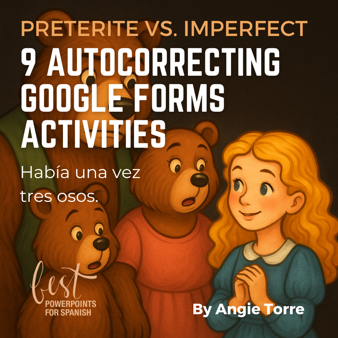 El pretérito y el imperfecto Google Forms Quizzes and Activities