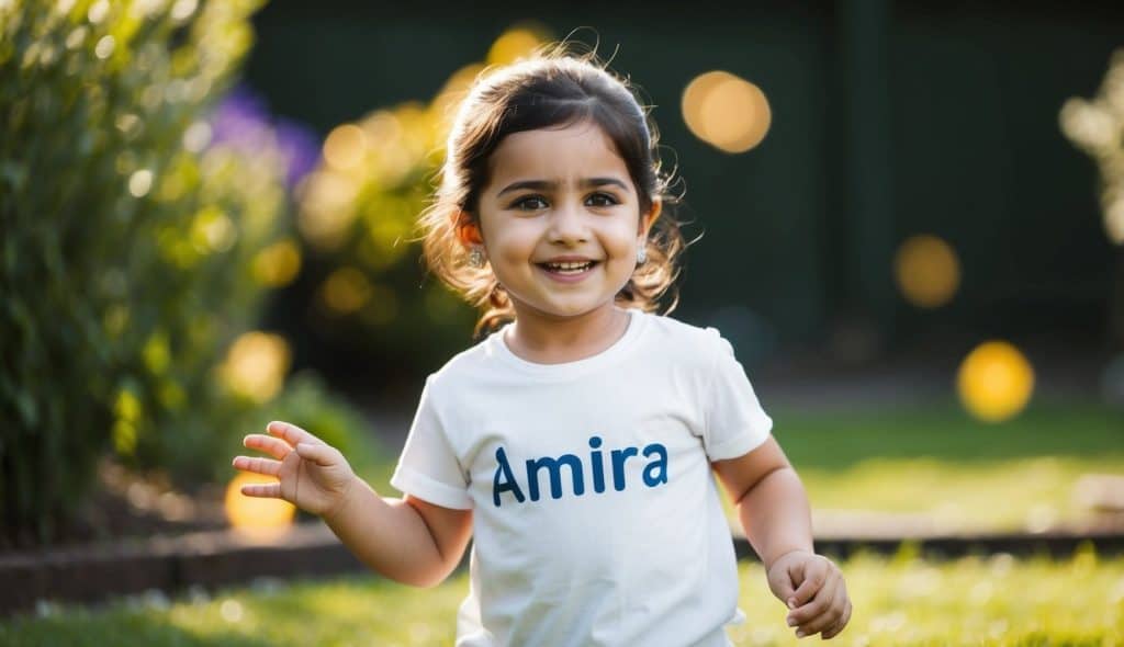 Amira Name Meaning: Origins, Significance, and Cultural Impact 3 a little arabic girl in a white shirt