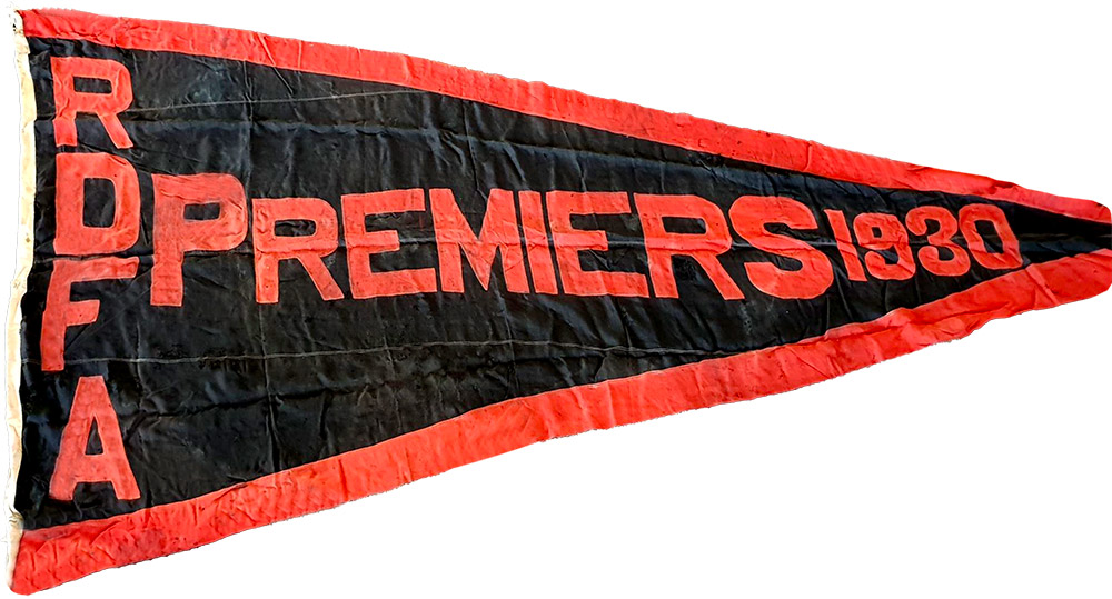 BFC won 1930 Senior flag in the RDFA.