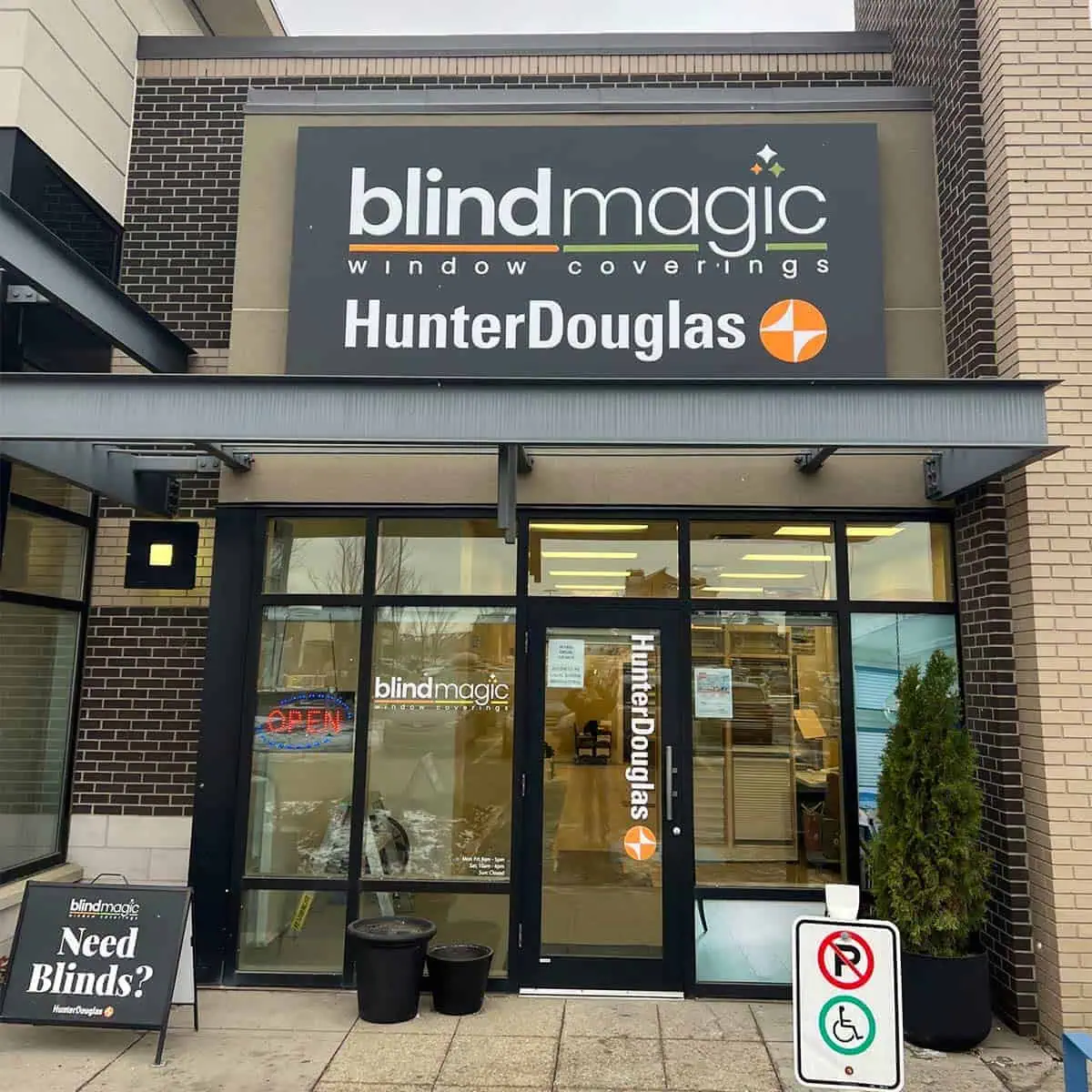 Blind Magic Sherwood Park Front Entrance